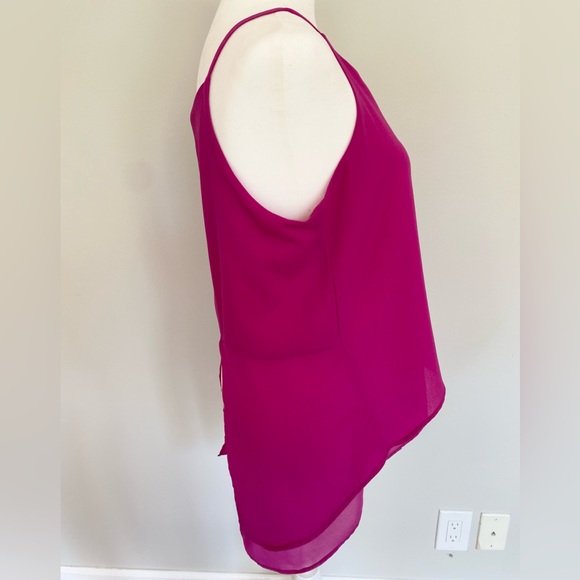 DEX 1963 Double Layer Split-Back Fuchsia Tank - Picture 3 of 5
